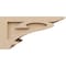 Ekena Millwork 7"W x 14"D x 7"H Wide Mayflower Rough Cedar Woodgrain TimberThane Corbel, Primed Tan CORUR07X14X07MAYRCPR - alternate 2